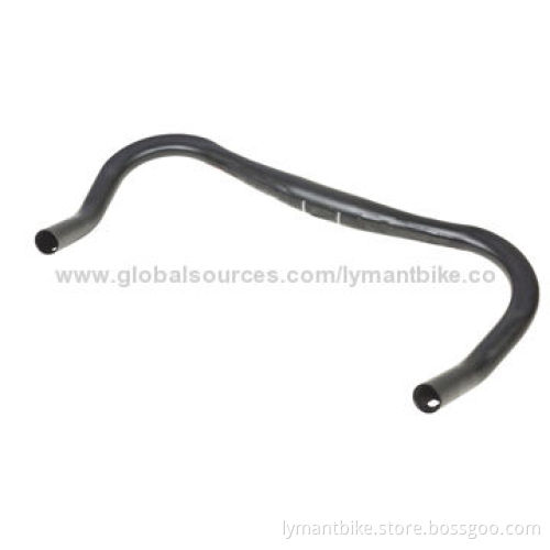 Bicycle Bull Horn Handlebar, Made of Al6061 + Carbon, 31.8mm Center, 400/420/440mm Width